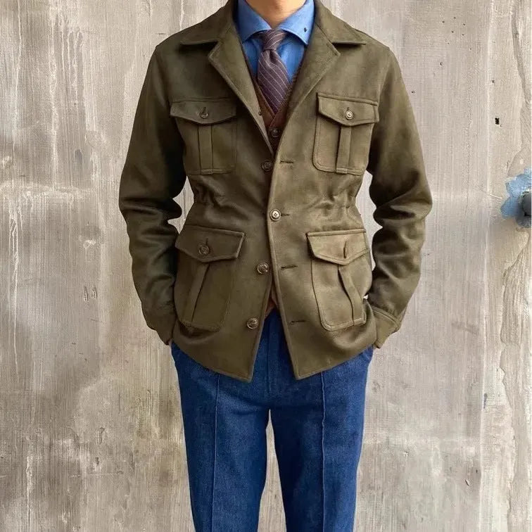 Japanese-style Retro Slim Jacket Men