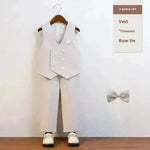 Children's Suit Vest Suit Gentleman Best Man suit 3 piece set outfit