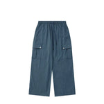 Multi-Pocket Workwear Wide-leg Pants Light And Smooth Casual Cargo Pants