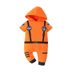 Space Suit Summer  Long-sleeved Jumpsuit Holiday Pullover Clothes Baby boy Astronaut costume