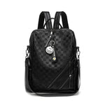 Mochila de checkerboard de moda bolsas para el hombro casual para mujeres de compras para mujeres