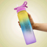 1000ML Plastic Spray Water Bottle perfect for sports & outdoor activities - EX-STOCK CANADA