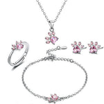 4pcs Women Jewelry Sets