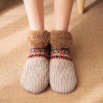 Indoor Home Floor Socks Fall And Winter Warm Non-slip Carpet Socks For Men And Women