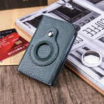 Men's Anti-theft Money clip Wallet leather Card Holder Wallet mens