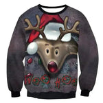 UGLY CHRISTMAS SWEATER Vacation Santa Elf Funny Womens Men Sweaters Tops Autumn Winter Clothing