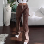 Women Streetwear Fashion Oversize Trouser Cargo Harajuku Sweatpants Iamhotty