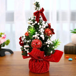 Christmas Ornaments Tree 20cm Mini Christmas Decoration Tree Christmas Day Mall Decoration Desktop Ornaments Small Tree