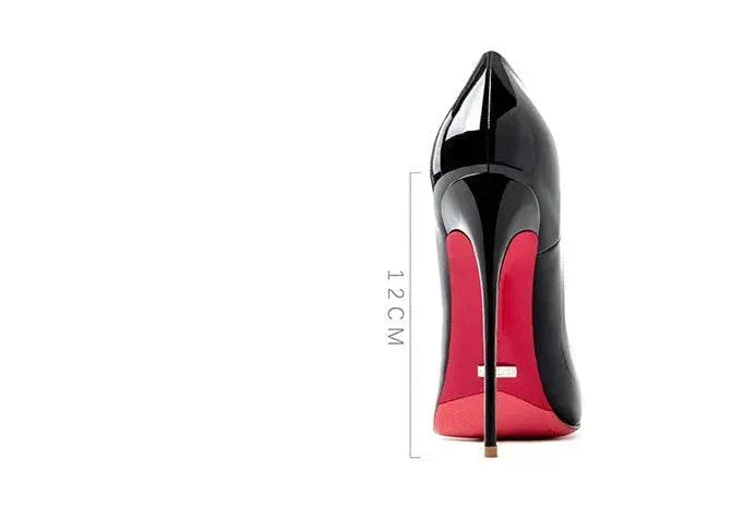 12cm high heels pointed toe stiletto shoes - EX-STOCK CANADA