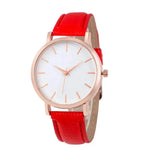 Unisex Leather quartz watch