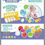 Aprendizaje de bebés juguete educativo Juegos de juguetes de huevo inteligente Juguetes a juego juguetes Montessori Eggs juguetes para niños niños