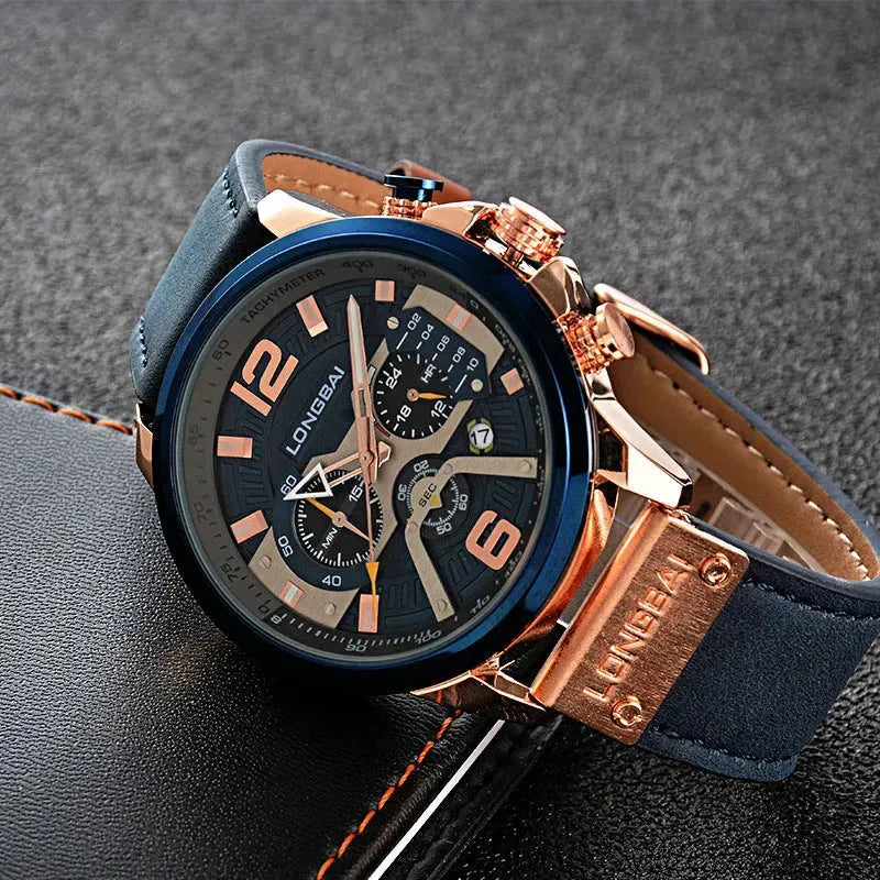 Multifunctional Waterproof Quartz Watch High-end Watch