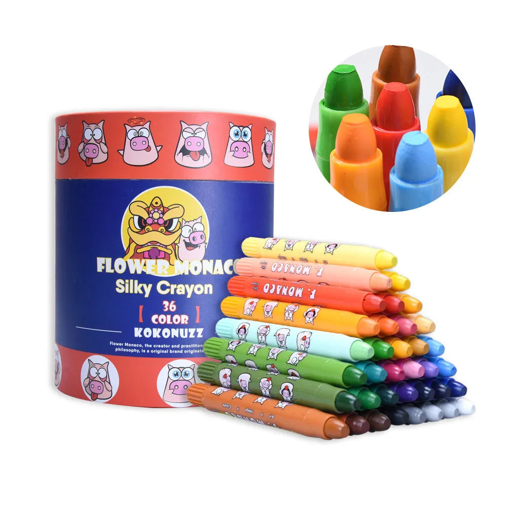 Washable Baby Rotating Mouse Crayon Set