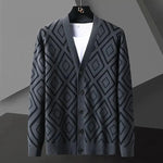 Slim fit  High-end Knitted Cardigan Sweater For Men