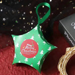 Christmas Gift Boxes Santa Claus Candy Box Star Shape Merry Christmas Boxes Bags for Home New Year Xmas Decor Kids Gifts