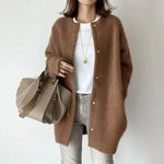 Autumn Winter Cashmere Single Breasted Kimono Cardigan Jacket  for women