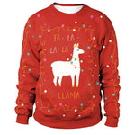 Christmas Element Men's And Women's Round Neck Sweater