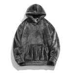 Men's Fashion Retro Winter Couple Casual Fleece Hoodie Sweatshirt top