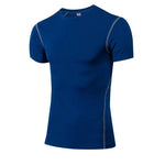 Solid color quick-drying bottoming short sleeve fitness t-shirt top