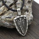 Saint Michael Archangel Pendant Necklace for men