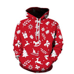 Men's And Women's Fashion Casual Christmas Printed Sports Off Sweater