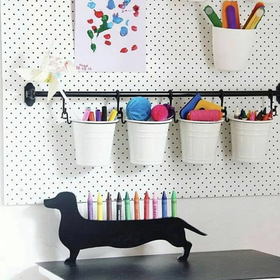 Dachshund Crayon Storage Ornamente