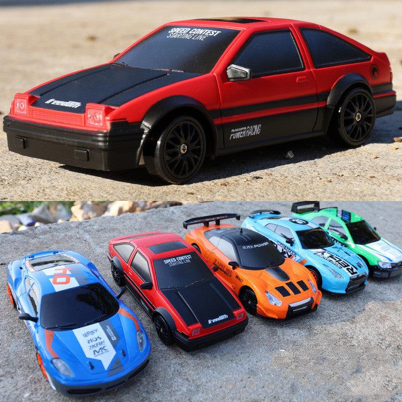 2.4G Drift Rc Car 4WD RC Drift Car Toy Remote Control GTR Model AE86 Vehicle Car RC Racing Car Toy For Children Christmas Gifts - EX-STOCK CANADA