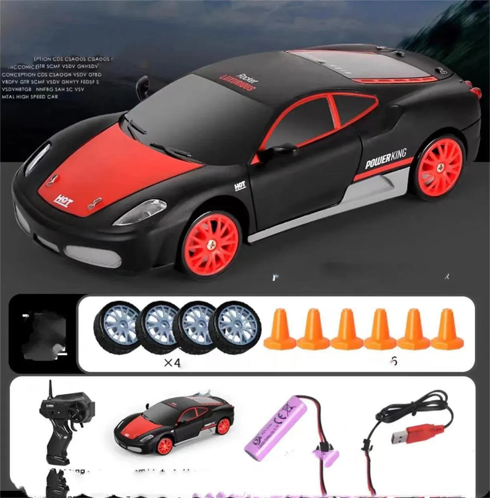 2.4G Drift Rc Car 4WD RC Drift Car Toy Remote Control GTR Model AE86 Vehicle Car RC Racing Car Toy For Children Christmas Gifts - EX-STOCK CANADA