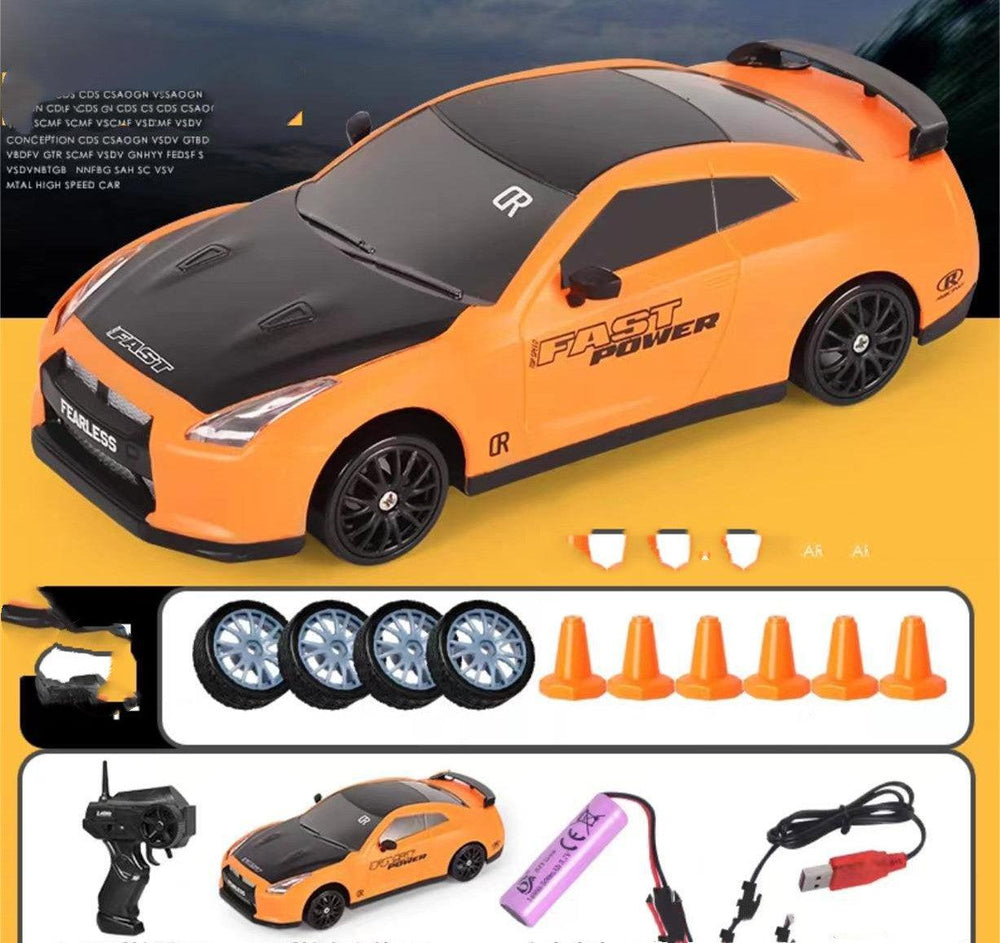 2.4G Drift Rc Car 4WD RC Drift Car Toy Remote Control GTR Model AE86 Vehicle Car RC Racing Car Toy For Children Christmas Gifts - EX-STOCK CANADA