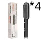 2-In-1 Hair Straightener Hot Comb - Dual-Use Rotating Electric Brush - EX-STOCK CANADA