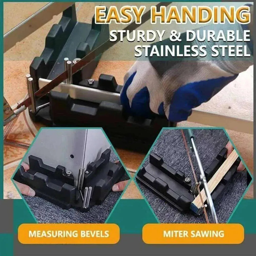 2 In 1 Miter Measuring Cutting Tool - Measuring And Sawing Miter Angles Cutting Tool - EX-STOCK CANADA