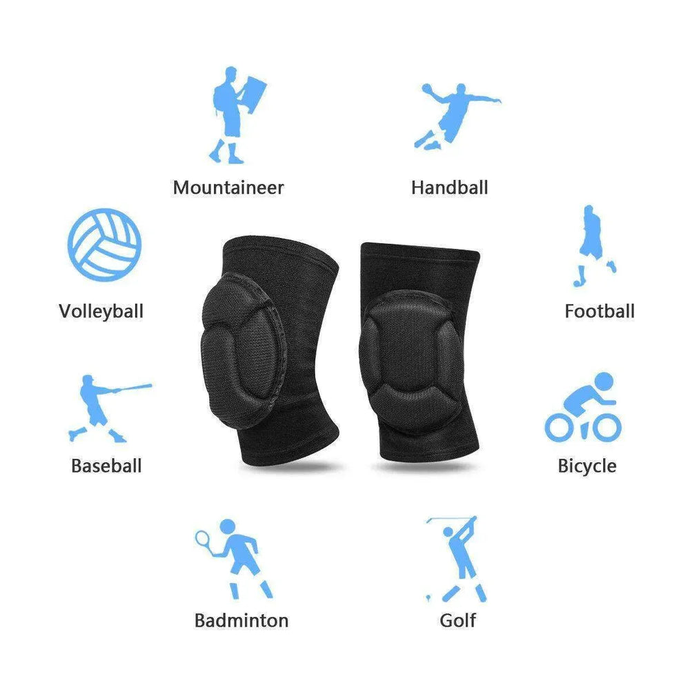 2 x Professional Knee Pads Leg Protector For Sport Work Flooring Construction - EX-STOCK CANADA