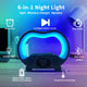 2024 New 6 In 1 Smart Remote Control Bluetooth Ambience Intelligent LED Table Lamp Multi-function Wireless Charger Night Light Bluetooth Speaker - EX-STOCK CANADA