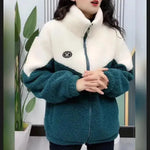 Chaqueta de lana de moda de moda cría de invierno espesado