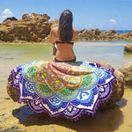 Tassel Fringe Beach Large Round Towel Fringe Beach Mat