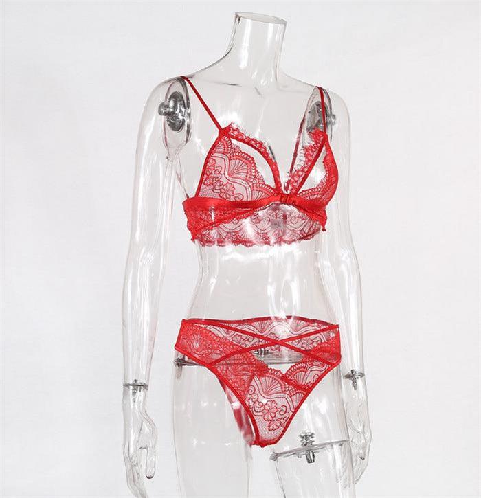 Lace erotic lingerie set - EX-STOCK CANADA