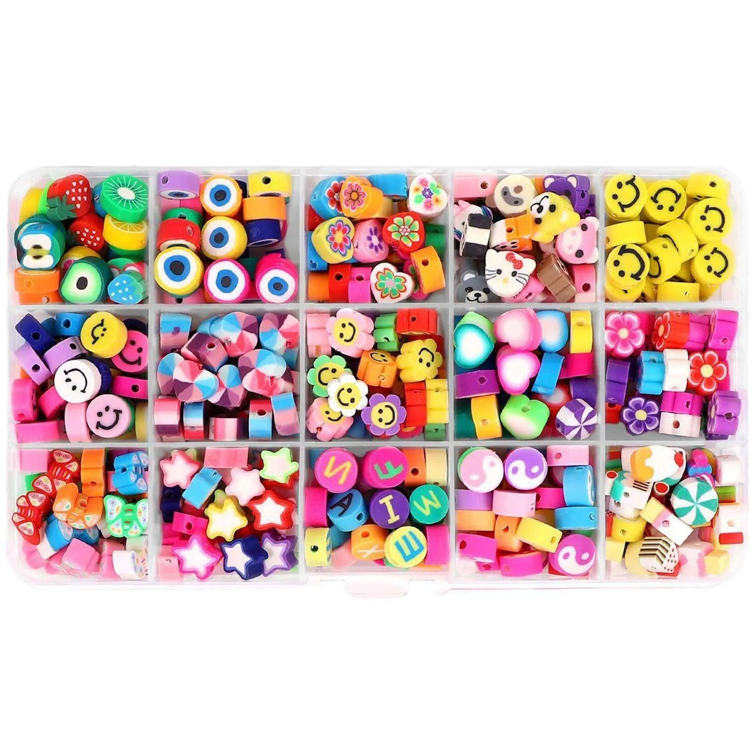 24 Grid 480 PCs Colorful Polymer Clay Beaded Set DIY Bracelet - EX-STOCK CANADA