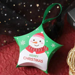 Christmas Gift Boxes Santa Claus Candy Box Star Shape Merry Christmas Boxes Bags for Home New Year Xmas Decor Kids Gifts