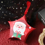 Christmas Gift Boxes Santa Claus Candy Box Star Shape Merry Christmas Boxes Bags for Home New Year Xmas Decor Kids Gifts