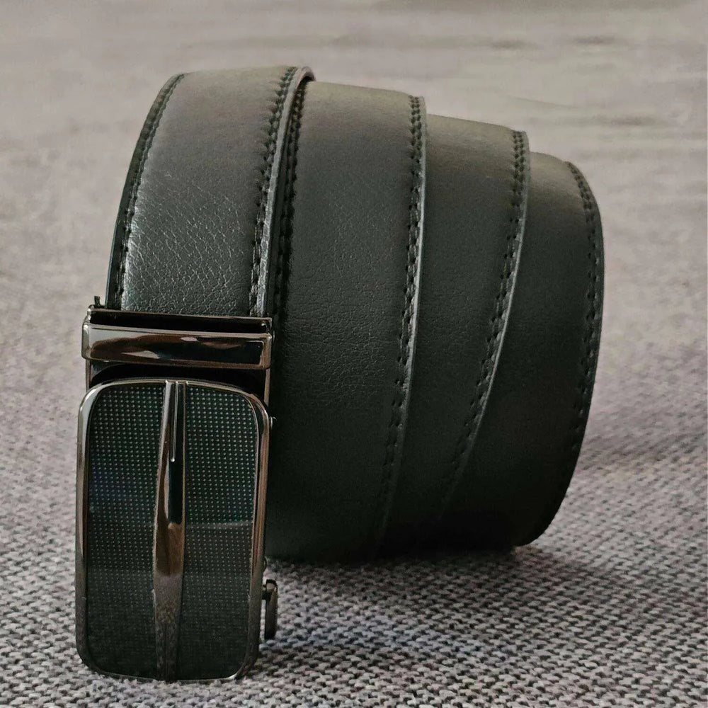 Men's Ratchet Belt Leather Mens Belt With Slide Buckle Ratchet Belts For Men USA - EX-STOCK CANADA