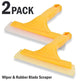 2pc Window Squeegee Shower Cleaner Car Home Glass Wash Water Wiper Ice Scraper - EX-STOCK CANADA