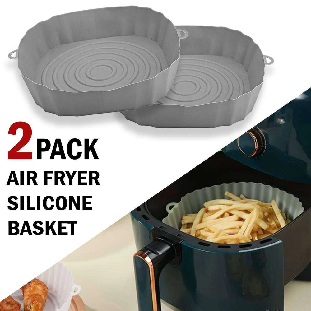 2Pcs Air Fryer non Stick Silicone Oven Baking Tray Mats - EX-STOCK CANADA