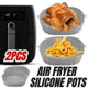 2Pcs Air Fryer non Stick Silicone Oven Baking Tray Mats - EX-STOCK CANADA