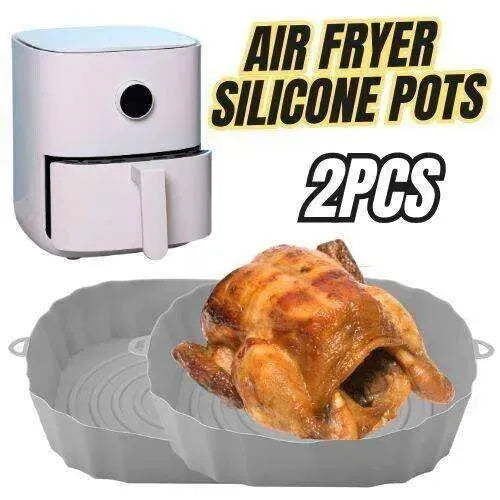 2Pcs Air Fryer non Stick Silicone Oven Baking Tray Mats - EX-STOCK CANADA