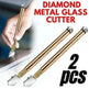 2Pcs Professional Glass Cutter Metal Carbide Precision Anti-Skid Cutting Tools - EX-STOCK CANADA