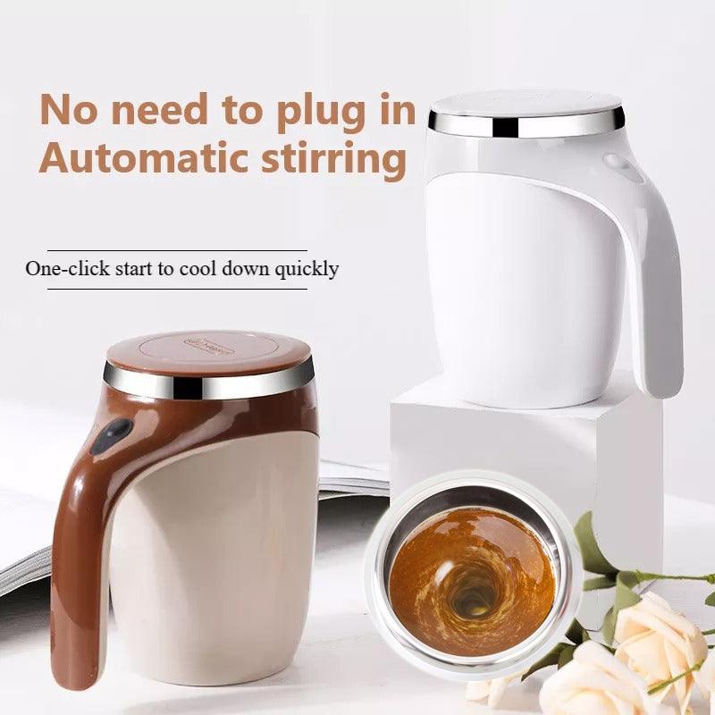 304 Food Grade Stainless Steel Rechargeable Automatic Model High Value Stirring Cup - EX-STOCK CANADA