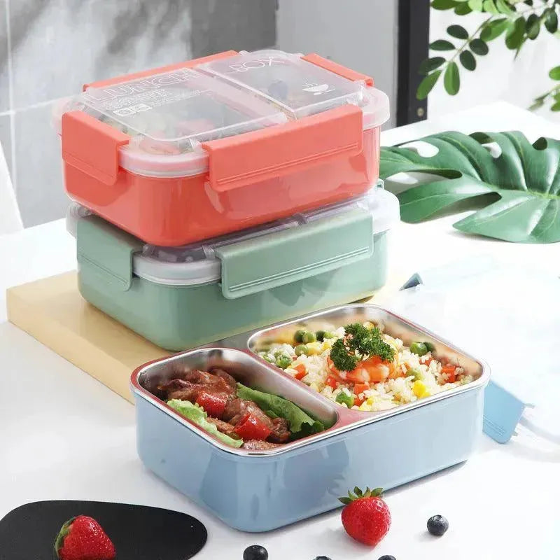 304 Stainless Steel Lunch Box Lunch Box Insulation Student Canteen - EX-STOCK CANADA