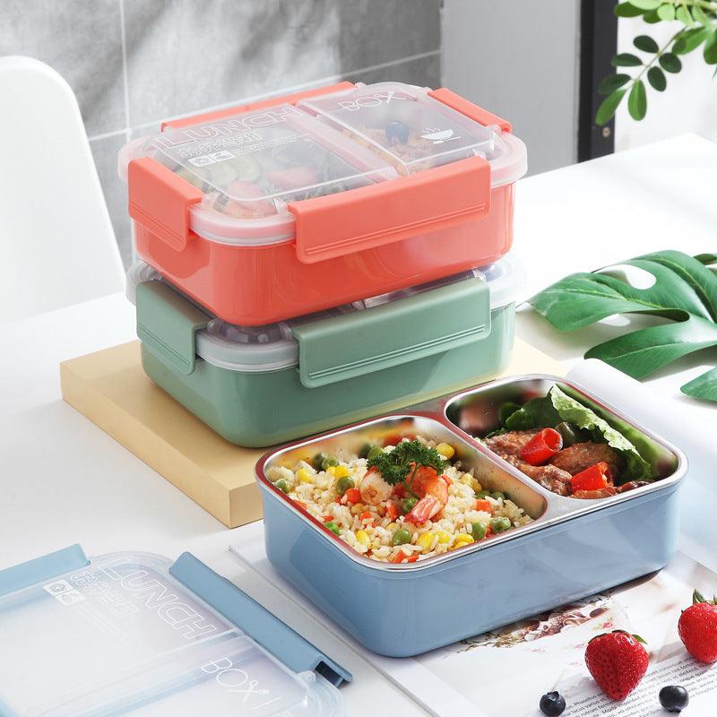 304 Stainless Steel Lunch Box Lunch Box Insulation Student Canteen - EX-STOCK CANADA