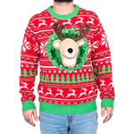 Funny Christmas Sweater Top for Couple