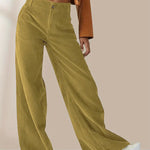 High Waist Drooping Slimming Casual Straight Pants Women's Trousers